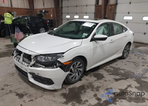 2017 Honda Civic Ex from USA, damaged, VIN 19XFC2F71HE222194
